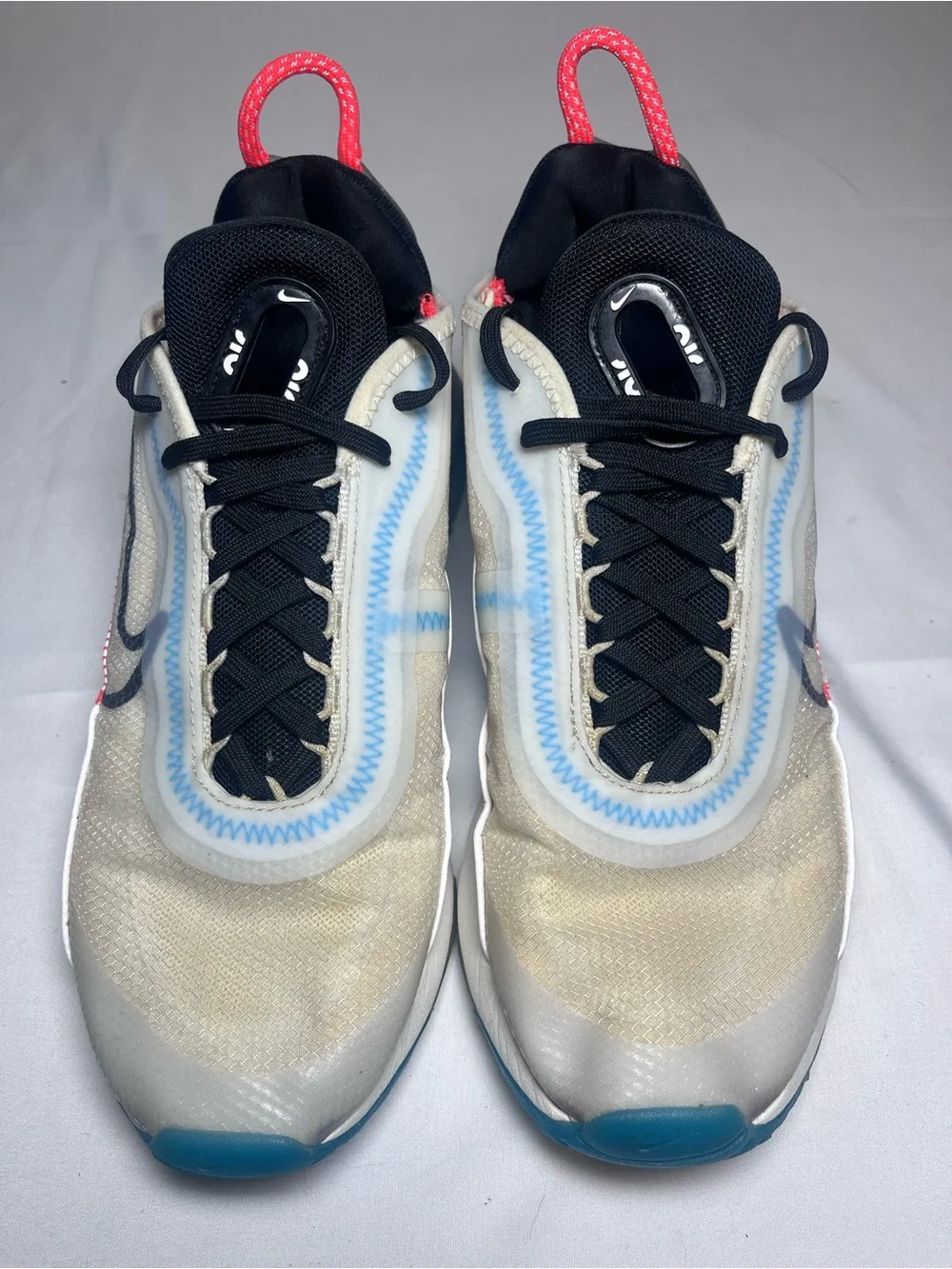 Nike Air Max 2090 Sneakers in White, Black, Blue & Pink
